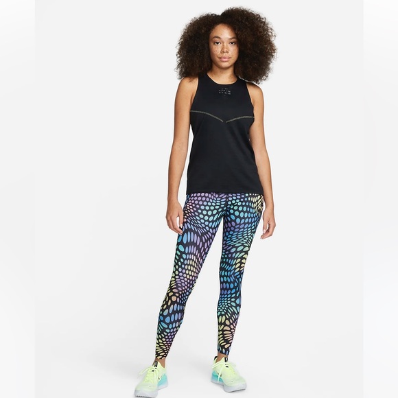 Nike Dri-FIT Run Division Women's Mid-rise Running Leggings Black